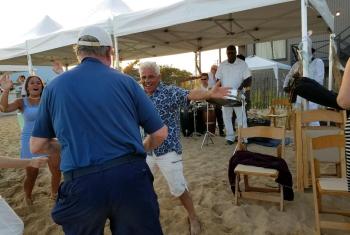 AfriCarib Steeldrum Band beach party